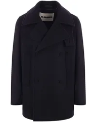 Jil Sander wool coat Schwarz