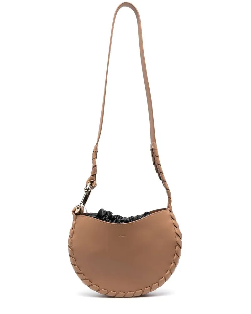 Chloé Kleine Mate Umhängetasche - Braun Braun