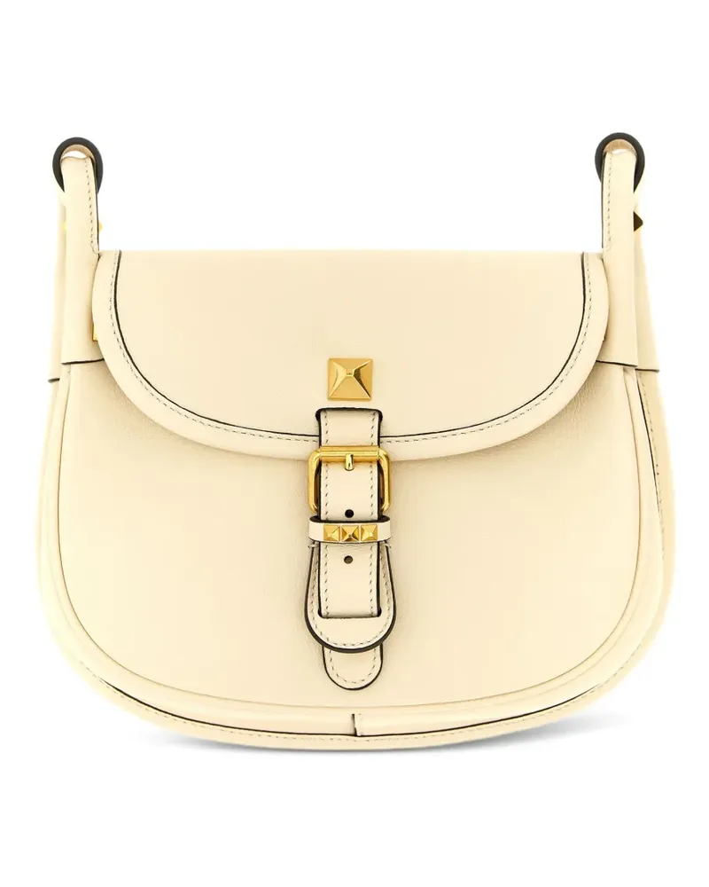 Valentino Garavani Rockstud Schultertasche mit Schnalle - Nude Nude