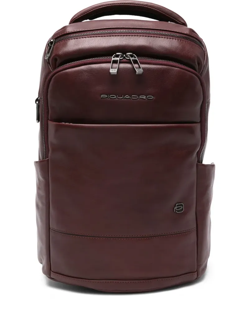Piquadro Rucksack aus Leder - Braun Braun