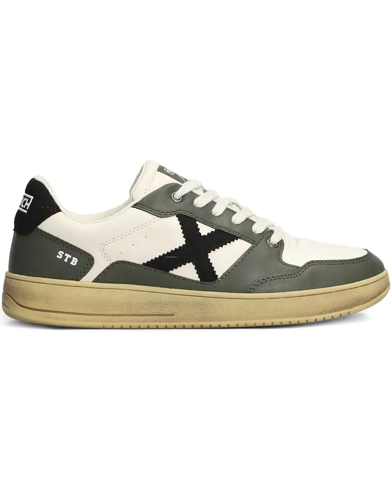 MUNICH Sneakers mit Kreuzmotiv - Weiß Weiß