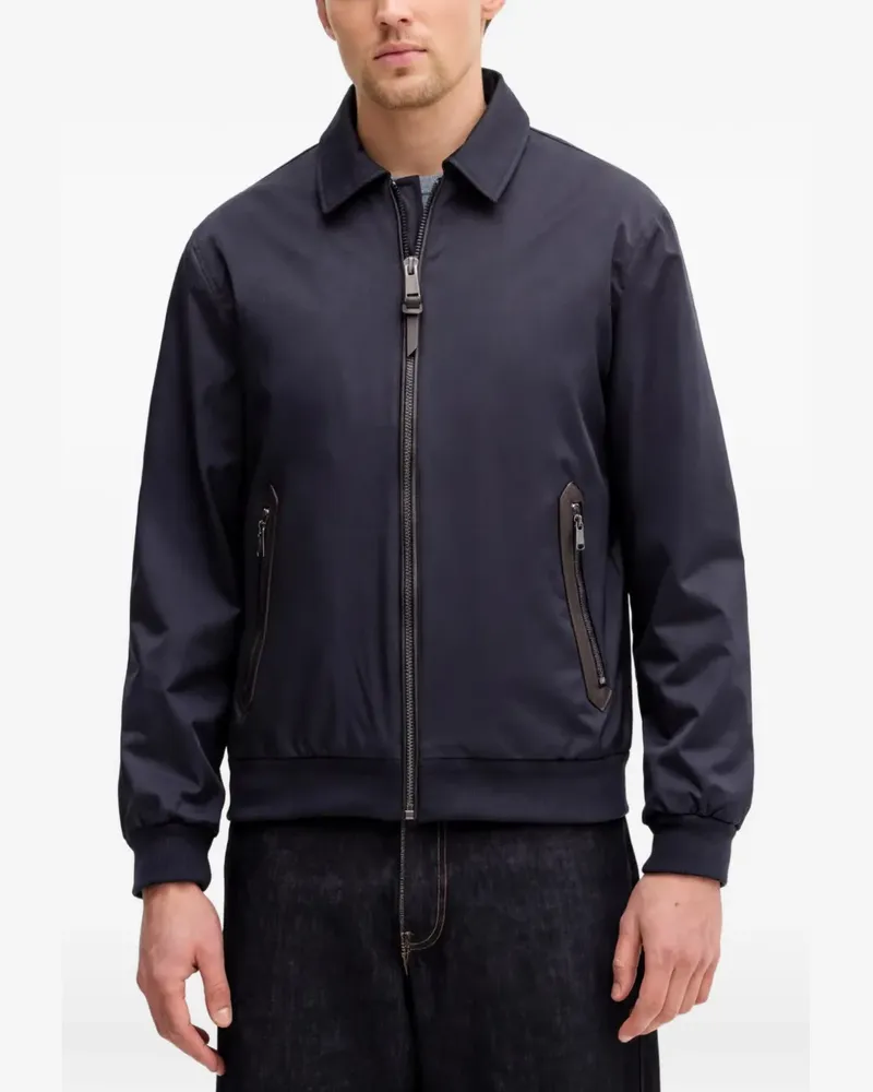Guess zip-up shirt jacket - Blau Blau