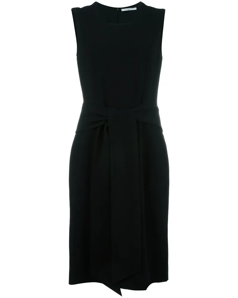 Givenchy Seidenkleid in Wickeloptik - Schwarz Schwarz