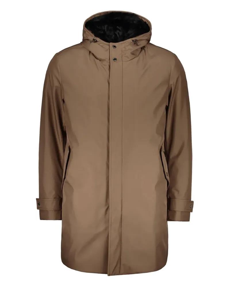 MOORER Parka mit Kapuze - Braun Braun