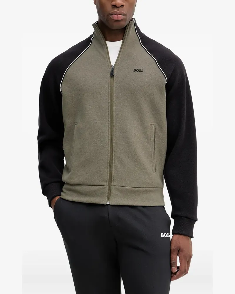 HUGO BOSS colourblock sweatshirt - Grün Grün