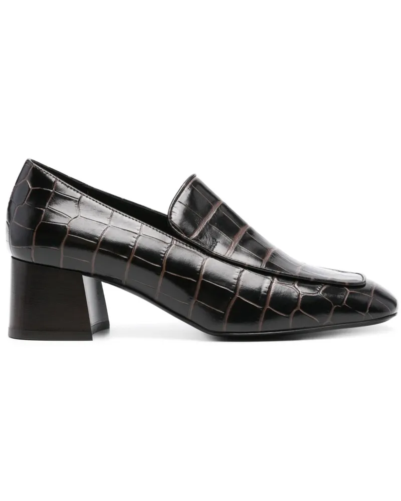 Totême Pumps mit Blockabsatz 55mm - Braun Braun