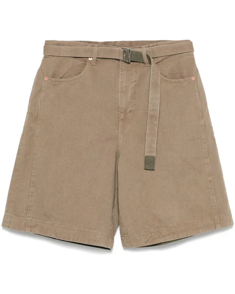 Sacai Klassische Jeans-Shorts - Nude Nude