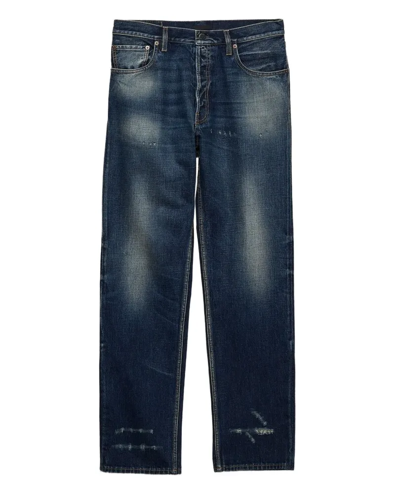 Prada Jeans in Distressed-Optik - Blau Blau