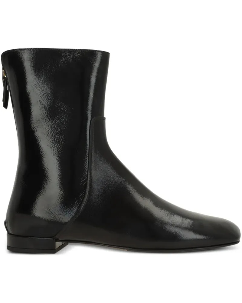 Giorgio Armani Stiefel mit eckiger Kappe - Schwarz Schwarz