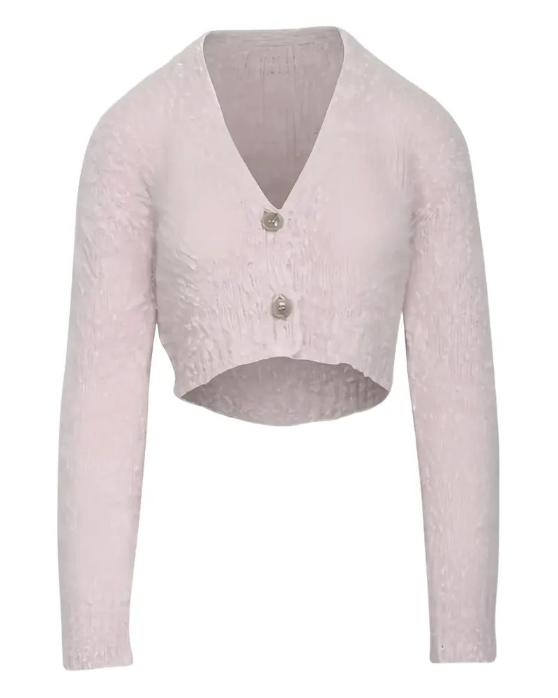 Marni Geknöpfter Cropped-Cardigan - Rosa Rosa