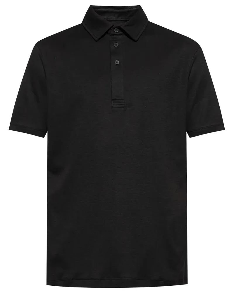 Paul & Shark Poloshirt aus Jersey - Schwarz Schwarz