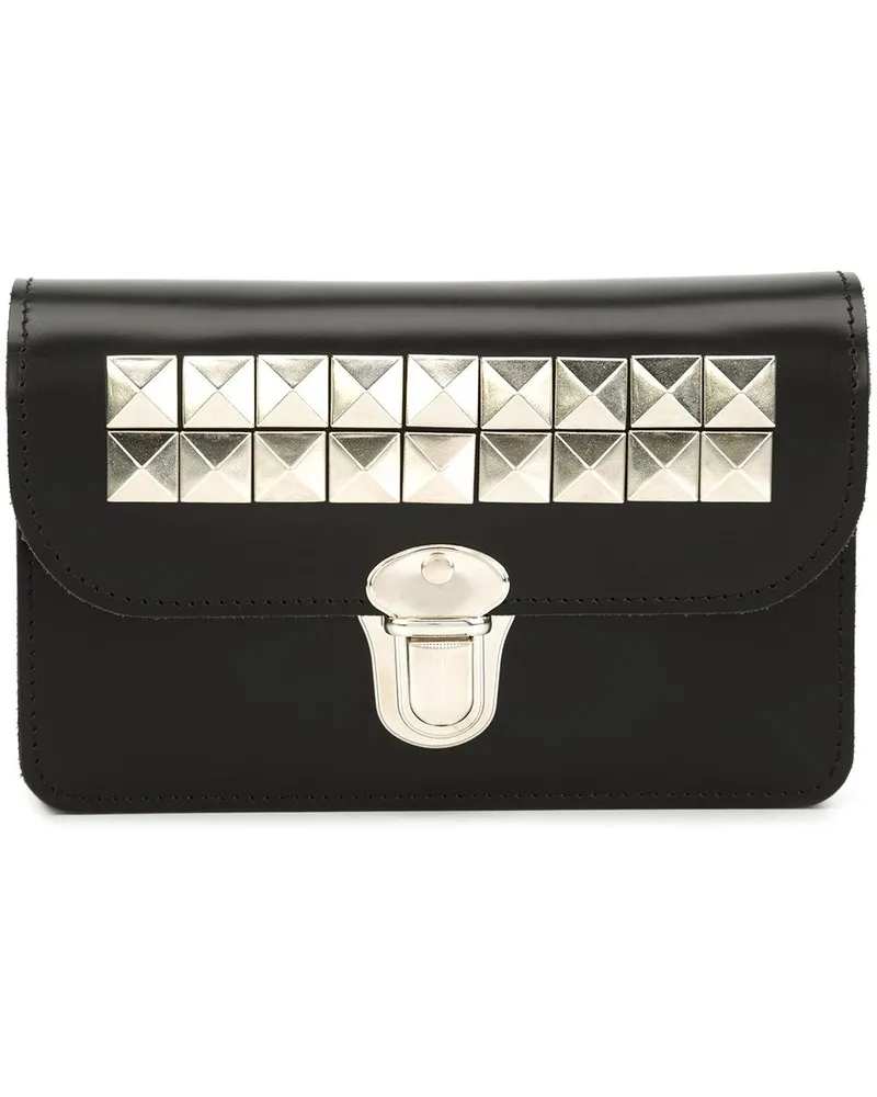 Comme des Garçons Portemonnaie mit Nieten - Schwarz Schwarz
