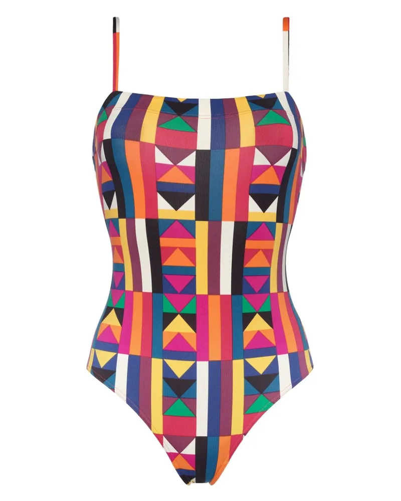 Eres Colors Badeanzug mit geometrischem Print - Mehrfarbig Mehrfarbig