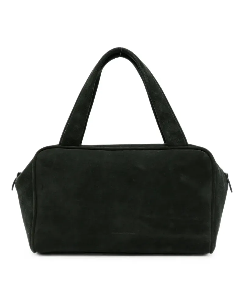 Liviana Conti suede top-handle tote bag - Grün Grün