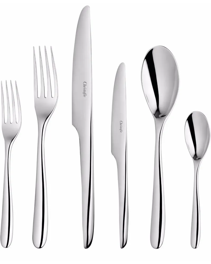 Christofle 36-teiliges L'Ame de  Besteck-Set (6 Personen) - Silber Silber