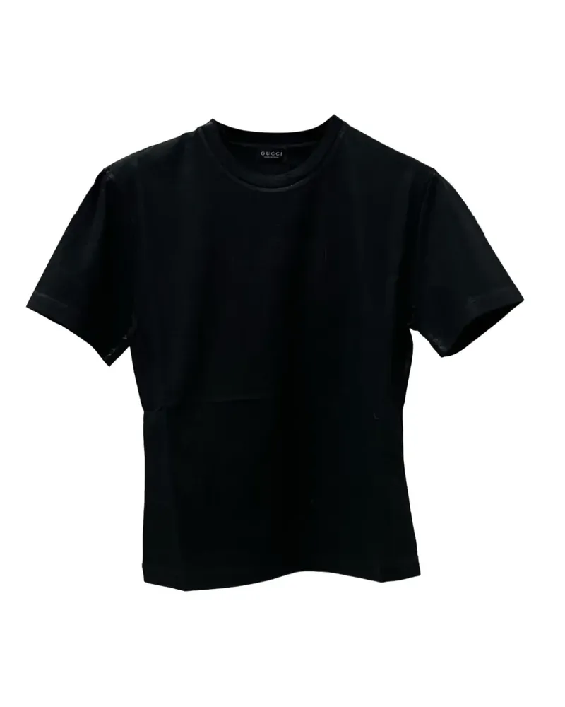 Gucci T-Shirt mit rundem Ausschnitt - Schwarz Schwarz