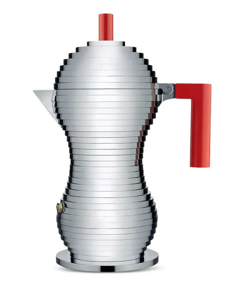 Alessi Geripptes Geschirr - Silber Silber