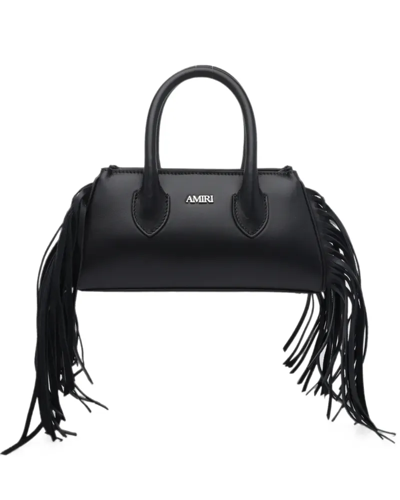 Amiri Shopper mit Fransen - Schwarz Schwarz