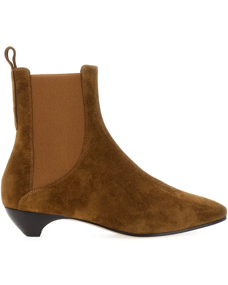 Le Monde Béryl Allegra Chelsea-Boots aus Wildleder - Braun Braun