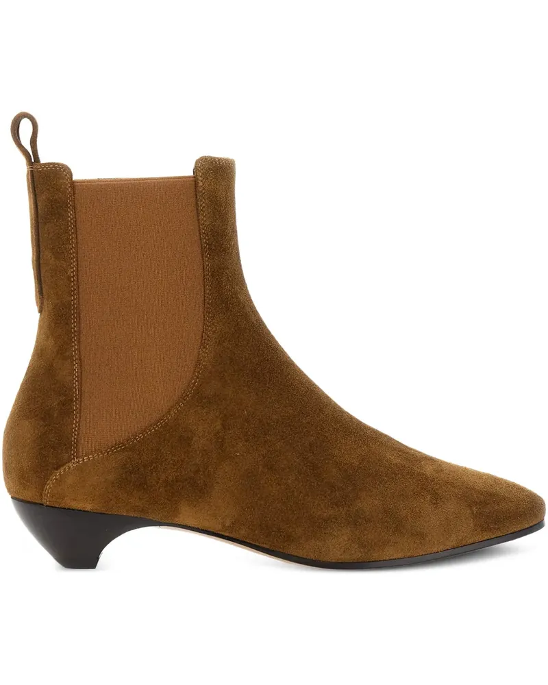 Le Monde Béryl Allegra Chelsea-Boots aus Wildleder - Braun Braun