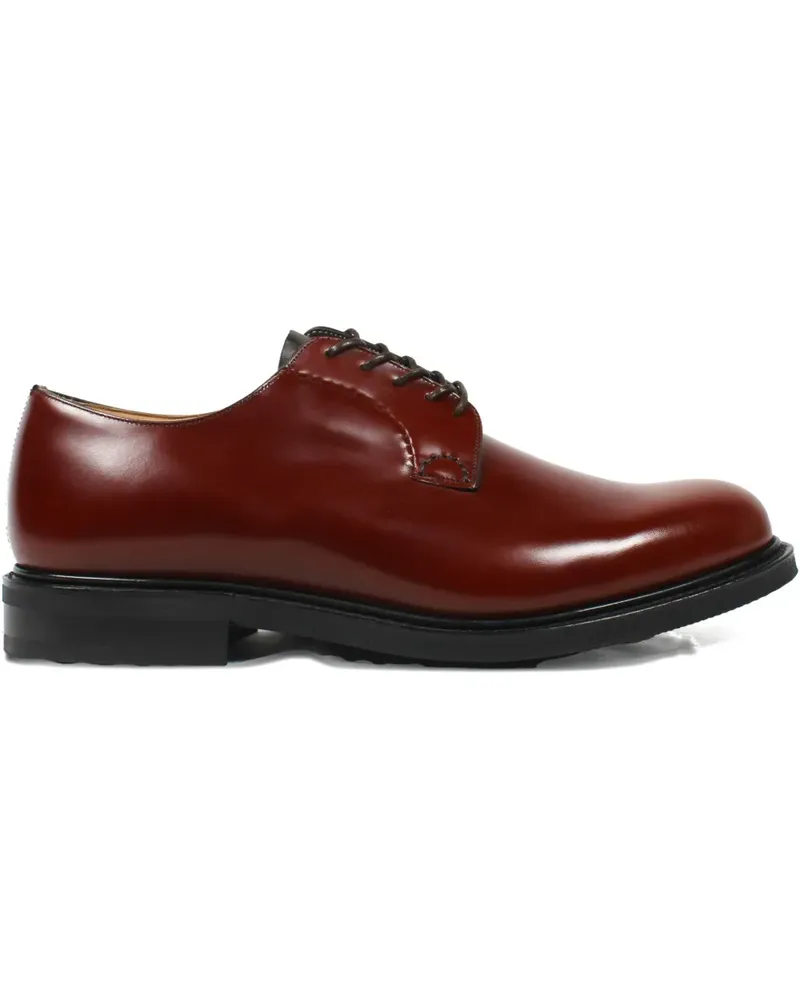 Church's leather derby shoes - Rot Rot