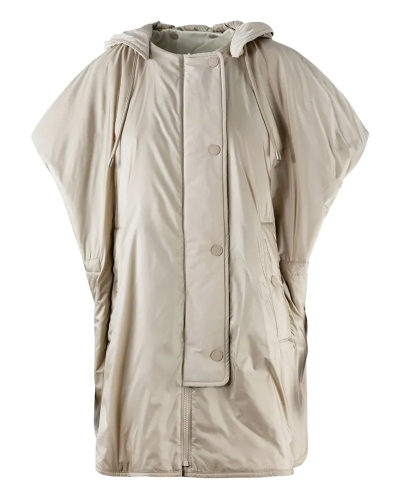 Max Mara Kurzärmelige Kapuzenjacke - Nude Nude