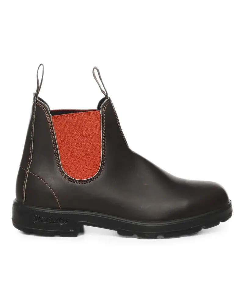 BLUNDSTONE elasticated-side leather boots - Braun Braun