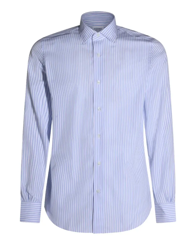 MAZZARELLI striped buttoned shirt - Blau Blau