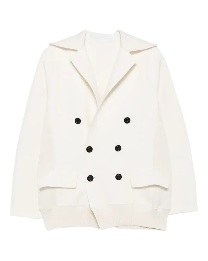 Sacai Doppelreihiger Dodie Hoodie - Nude Nude