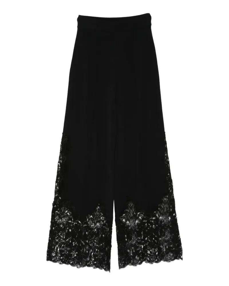 Ermanno Scervino Hose aus Spitze - Schwarz Schwarz