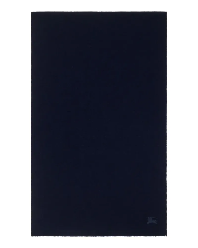 Burberry Schal mit Logo - Blau Blau
