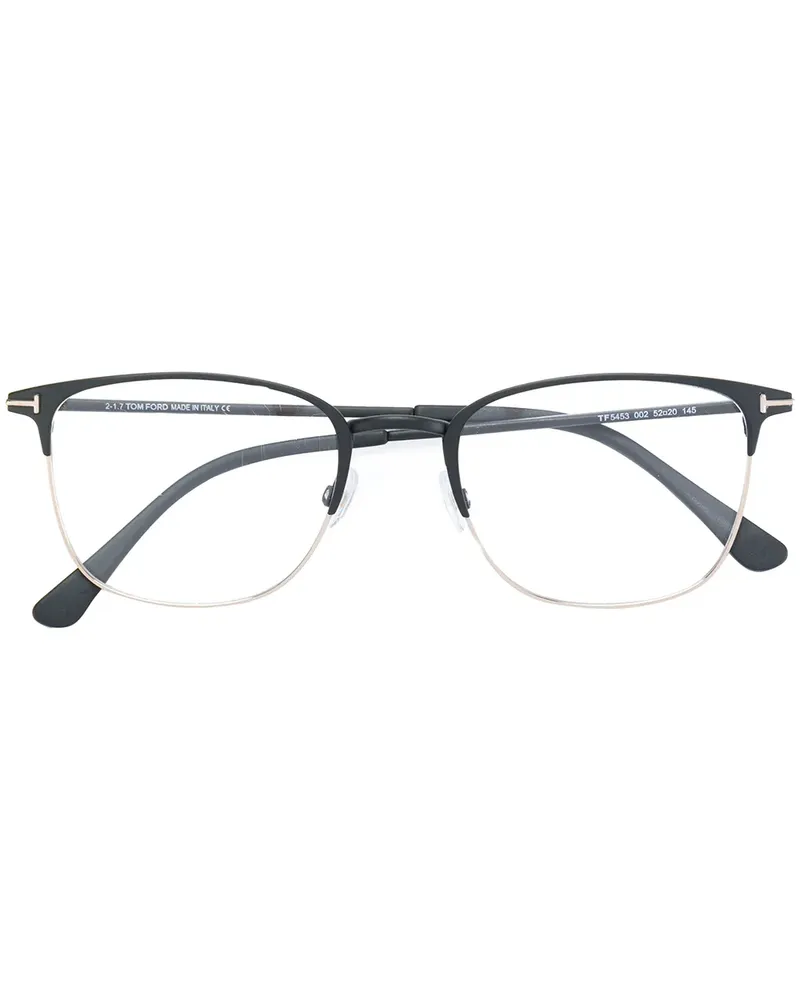 Tom Ford Brille mit quadratischem Gestell - Schwarz Schwarz