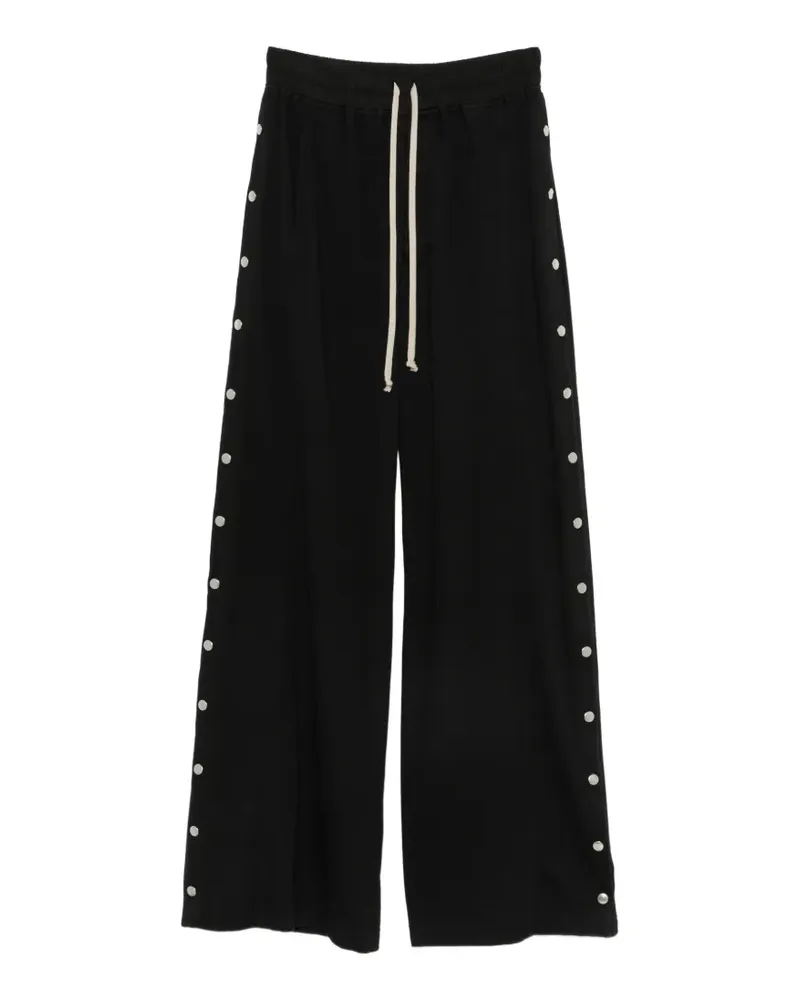 DRKSHDW by Rick Owens Pusher Wide-Leg-Hose mit Druckknöpfen - Schwarz Schwarz