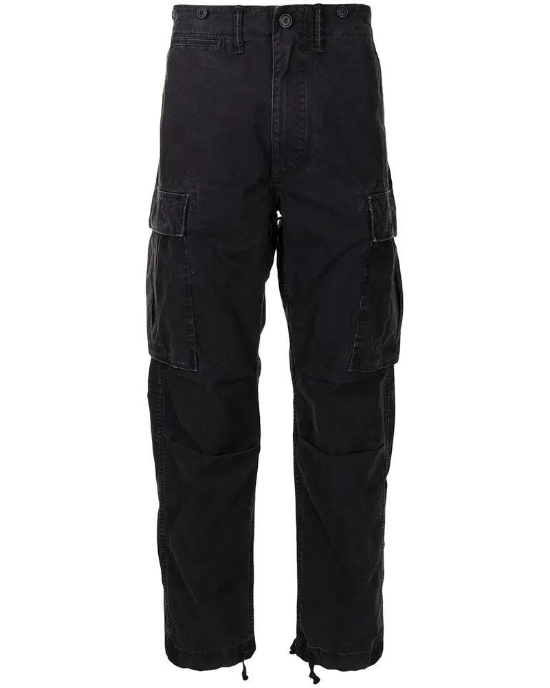 Ralph Lauren Cargohose mit geradem Bein - Schwarz Schwarz