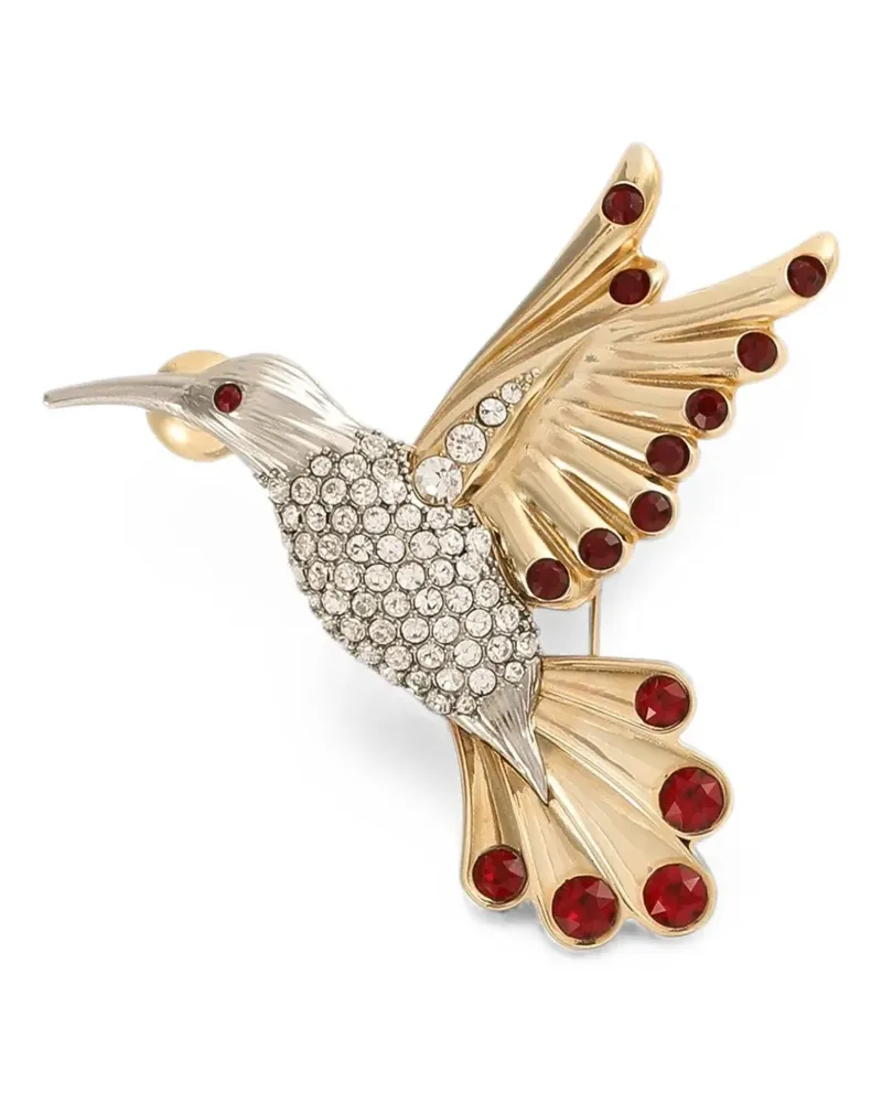 Dolce & Gabbana hummingbird brooch - Gold Gold