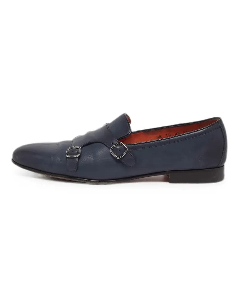 Santoni double-strap shoes - Blau Blau