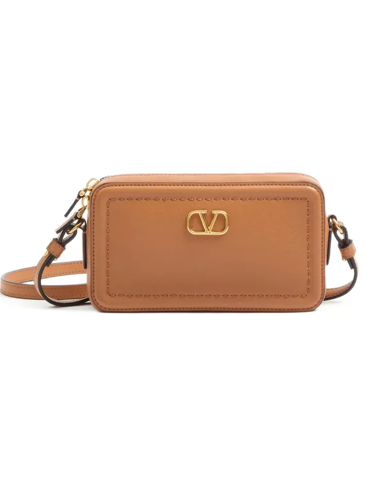 Valentino Garavani Mini Alltime Schultertasche - Braun Braun
