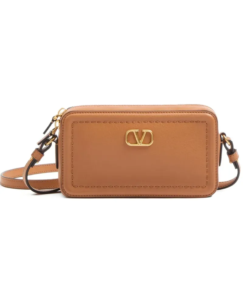 Valentino Garavani Mini Alltime Schultertasche - Braun Braun