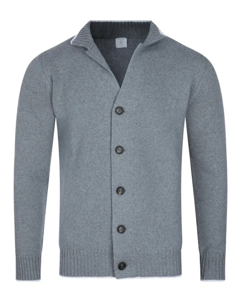 Eleventy Cardigan mit Knopfleiste - Grau Grau