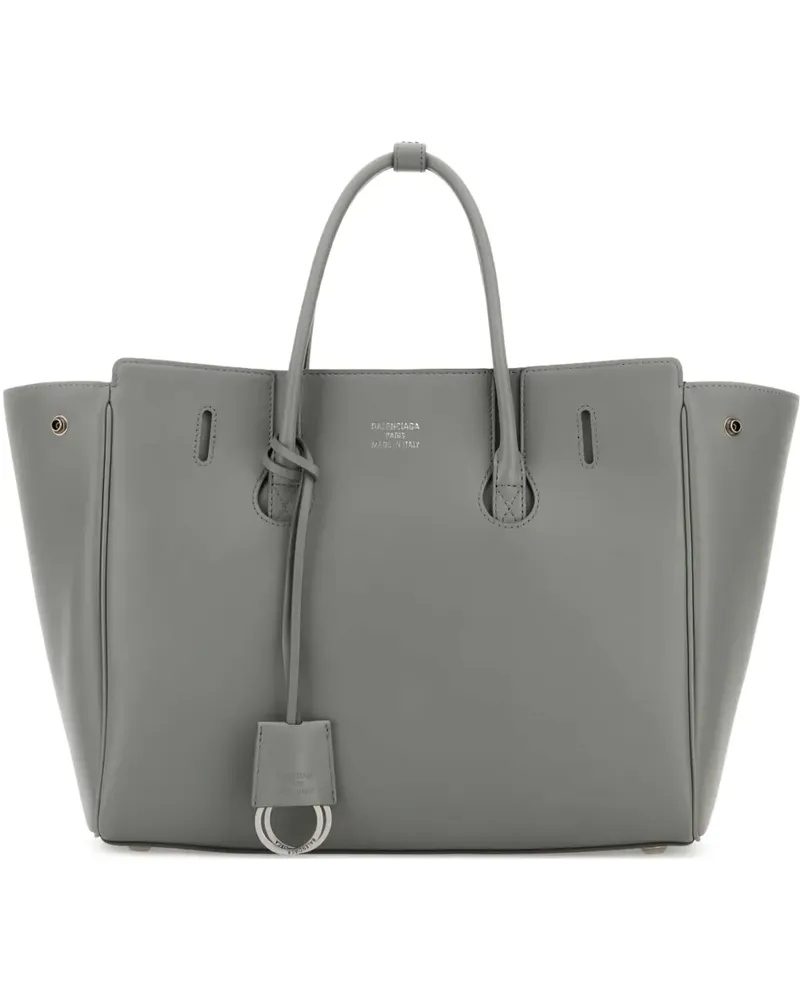 Balenciaga Kleine Hampton Carry All Tote Bag - Grau Grau