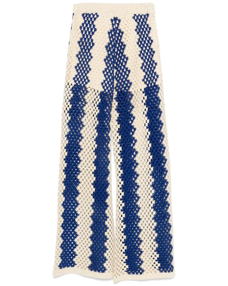 Sandro Gestrickte Hose - Nude Nude