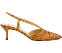 Pumps mit Kitten-Heel-Absatz - Braun