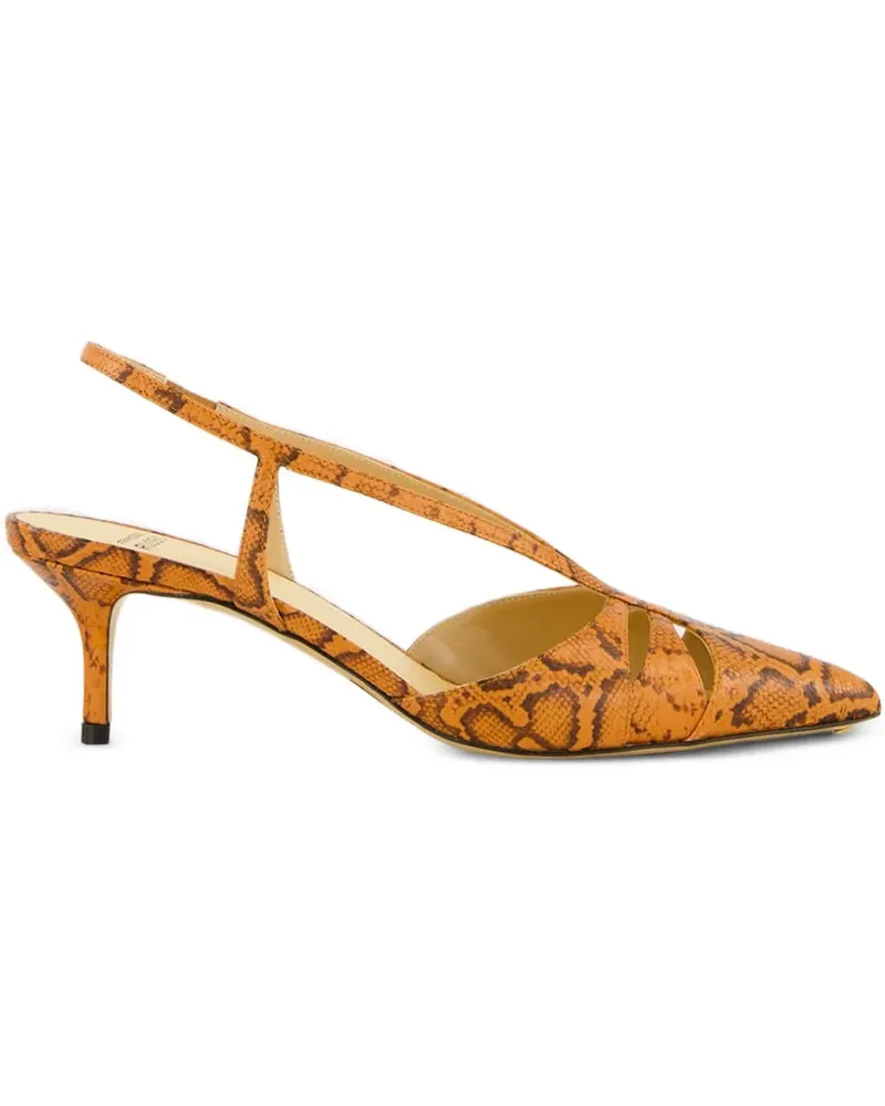 Francesco Russo Pumps mit Kitten-Heel-Absatz - Braun Braun