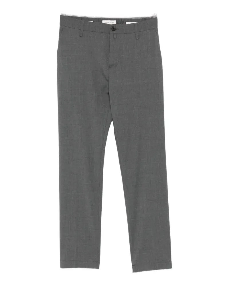 Jacob Cohën Gray wool trousers - Grau Grau