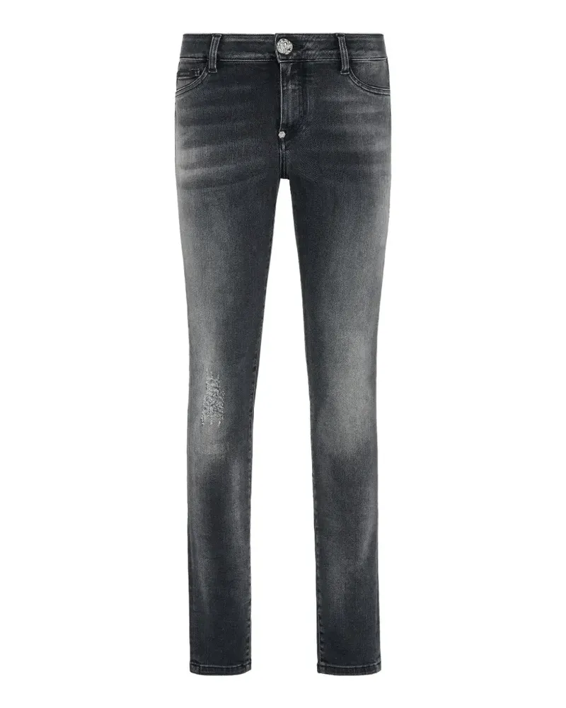 Philipp Plein distressed slim-fit jeans - Grau Grau