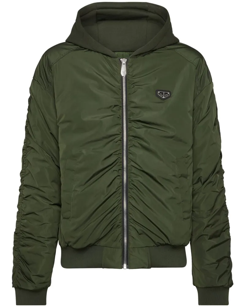 Philipp Plein Gefütterte Jacke - Grün Grün