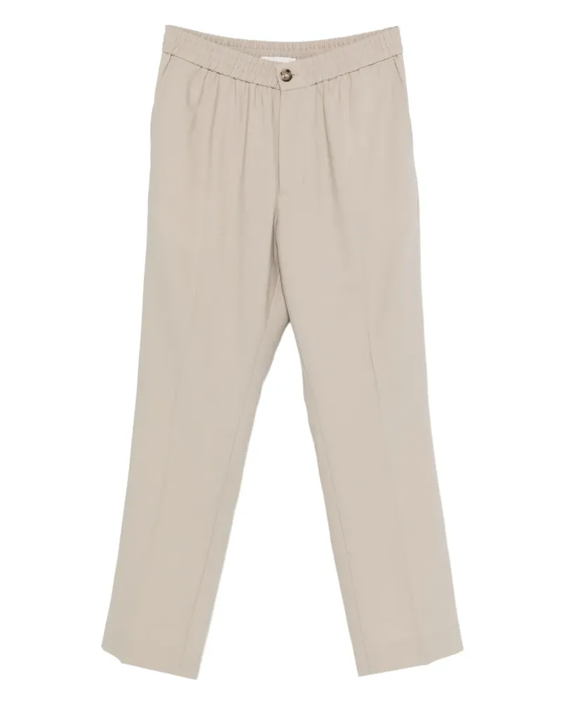 AMI Paris elastic-waist pants - Nude Nude