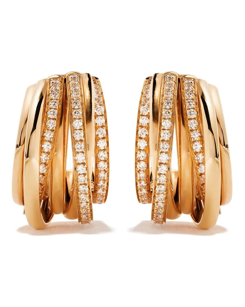 De Grisogono 18kt Rotgoldohrringe mit Diamanten - Rosa Rosa
