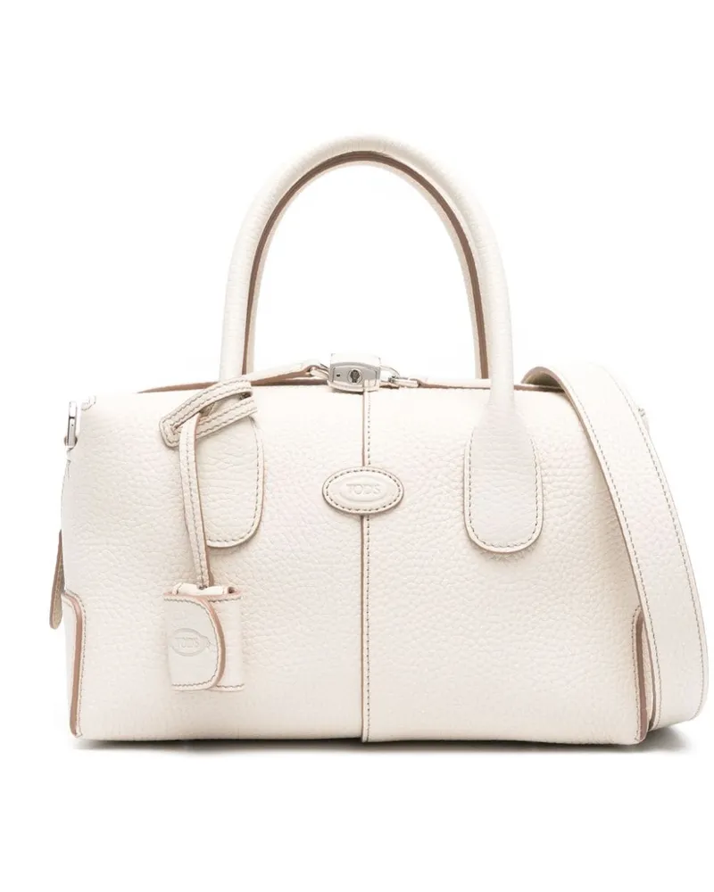 TOD'S Handtasche mit Logo-Patch Nude