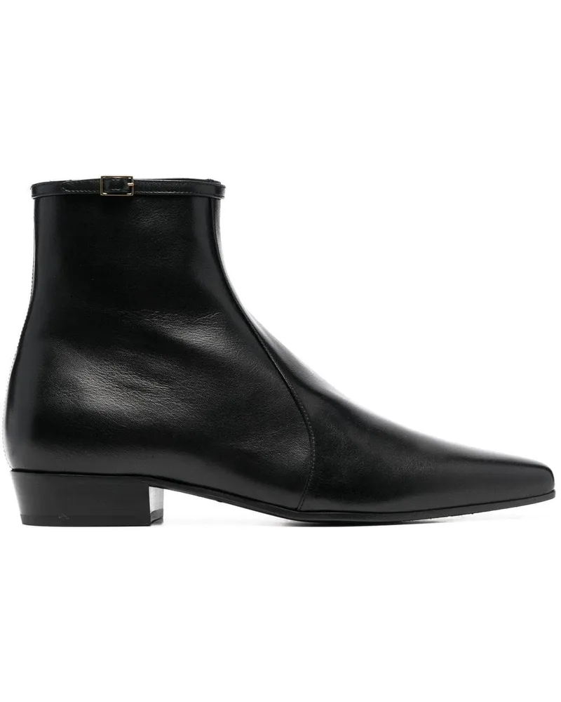 Saint Laurent Stiefel mit Schnallen - Schwarz Schwarz